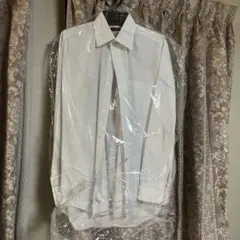 ホワイト 長袖ワイシャツ Mサイズ