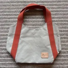 帆布トートバッグ　グレーベージュ