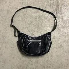 超希少　old adidas 90s ショルダーバッグ 黒　古着　y2k