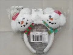 海外　ディズニー　カチューシャ　雪だるま　スノーマン　クリスマスホリデー