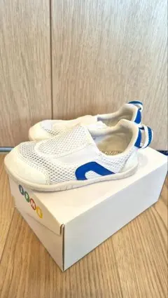 IFME 上履き 16.0cm ホワイト/ブルー