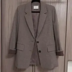 ブラウン テーラードジャケット