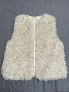 mystic フェイクファーベスト