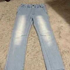 ライトブルーデニムパンツ 100cm~