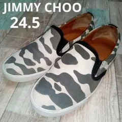 JIMMY CHOO　24.5　スニーカー　迷彩　スリッポン　ジミーチュウのサムネイル