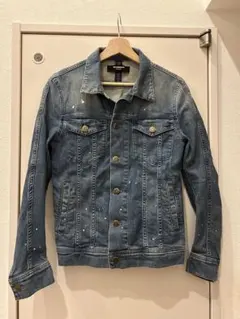 極美品 1piu1uguale3 ペンキ加工 デニム ジャケット Gジャン 4 2025年最新】1piu1uguale3 Gジャン・デニムジャケットの人気
