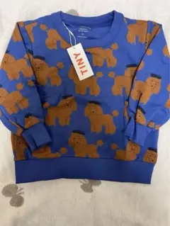 tiny cottons プードル SALE】tinycottons TINY POODLE BABY PANT light grey heather