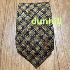 dunhill チェック柄 ネクタイ　ブランド　冠婚葬祭のサムネイル
