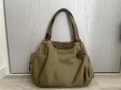 2 PULCINO イタリア製 ハンドバッグ レザー バッグ ミントグリーン 