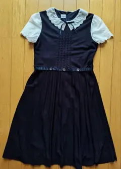 新品未使用〈familiar〉150㎝ 半袖ワンピース ネイビー ワンピース | ファミリア公式サイト