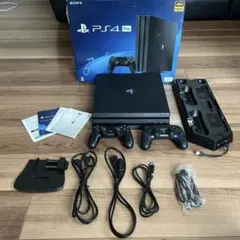 PlayStation 4 Pro 本体 1TB セット動作確認.初期化済