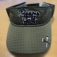 Beams Golf バイザー オリーブ色