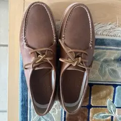 ブラウンレザー ローファー