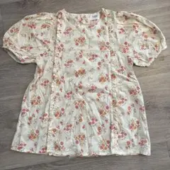 petit main LIEN 新品 花柄トップス