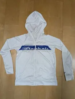 Reebok リーボック ホワイトラッシュガード フード付き 140 cm