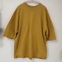 GAP オーバーサイズ Tシャツ マスタードイエロー Sのサムネイル