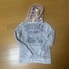 DENIM DUNGAREE フード付きパーカー M