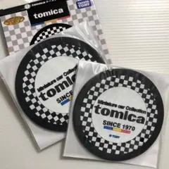 トミカ 1番くじ コースター 白 × 黒