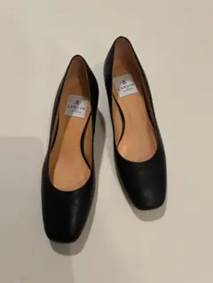 LANVIN en Bleuブラック パンプス 低ヒール