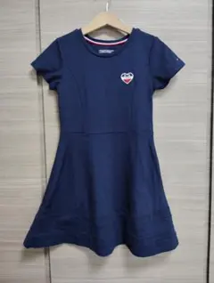 TOMMY HILFIGER ネイビー 半袖ワンピース 128☆120位