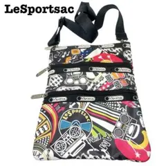 LeSportsac ショルダーバッグ 斜め掛け 総柄 軽量 多収納 人気