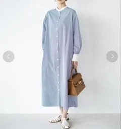 haco! ほっこりしないクレリックシャツワンピース