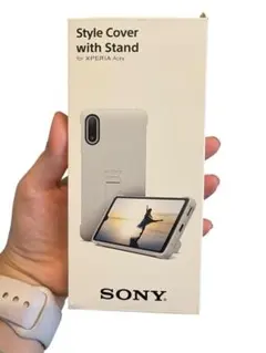 ♦︎ Xperia Ace II 用 スタンドカバー XQZ-CBBD グレーのサムネイル
