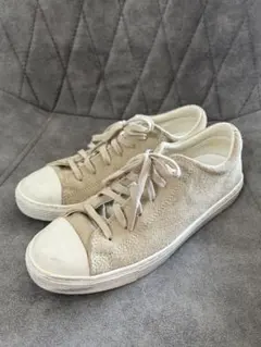 コンバース　オールスター　スエード　ベージュ　スニーカー