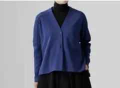 KAGURAYA かぐらや　Ｖネックカーディガン　M〜L ブルー ネイビー