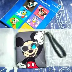 【ミッキー】ポーチ　東京ディズニーリゾート　レトロ