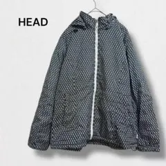 ヘッド ウインドブレーカー ジップアップジャケット 総柄 パーカー 刺繍ロゴ Mのサムネイル