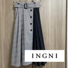INGNI チェックスカート