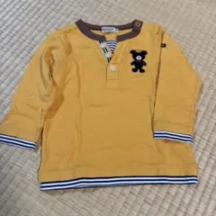 美品 mikihouse ミキハウス 重ね着風 キングくん ロンT