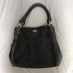 COACH コーチ シグネチャー ワンショルダー トートバッグ ハンドバッグ