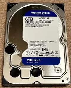 WD Blue 8TB HDD WD80EAZZ 使用3432時間 正常 - メルカリ