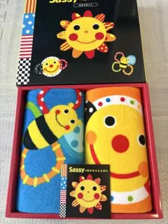 sassy フェイスタオル まとめ売り 2枚