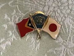 自衛隊　国連平和維持活動　ピンバッジ