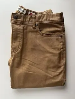 スキニーパンツ ベージュ