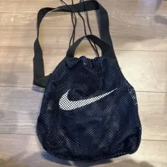 Nike メッシュバッグ　2way ネイビー　巾着