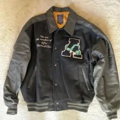 ALFIE スポーツクラブ スタジャン ブラック 70sビンテージ