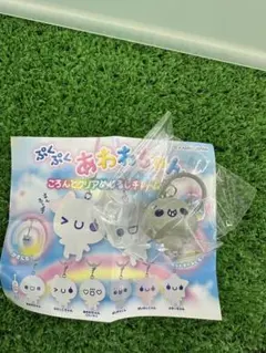 ぷくぷくあわわちゃん　ころんとクリアめじるしチャーム ばいきんくん