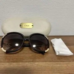 Chloé サングラス ケース付き　ジャンク品　ブラウン　スクエア　UV クロエのサムネイル