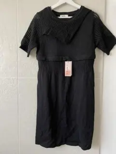 ミルクティー　マタニティ授乳ワンピース