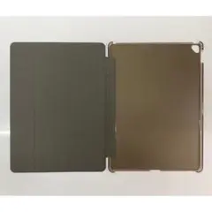 iPad Pro 12.9inch ハーフクリア ブラック 黒 PUレザー 頑丈