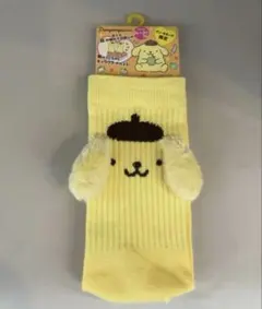 ポムポムプリン　耳付きソックス　靴下　レディース