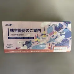 ANA 株主優待券 　2026年上期分(11月30日まで)　9枚セットのサムネイル