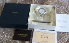 ☆MIKIMOTO international 真珠付置き時計のサムネイル