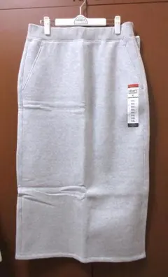 GU ヘビーウェイトスウェットナロースカート グレイ　XXL