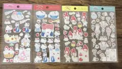 トコロコムギ×サンリオキャラクターズ　ステッカー　4枚セット