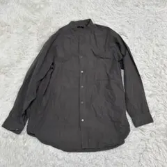 UNIQLO ＋J スーピマコットンオーバーサイズスタンドカラーシャツ オリーブ